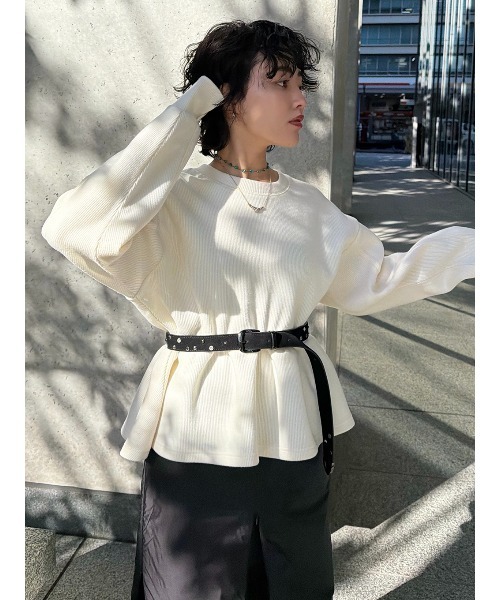 ELCHELE(エルチェレ)の「STUDS BELT(ベルト・レディース・ブラック・FREE)」の7枚目の写真