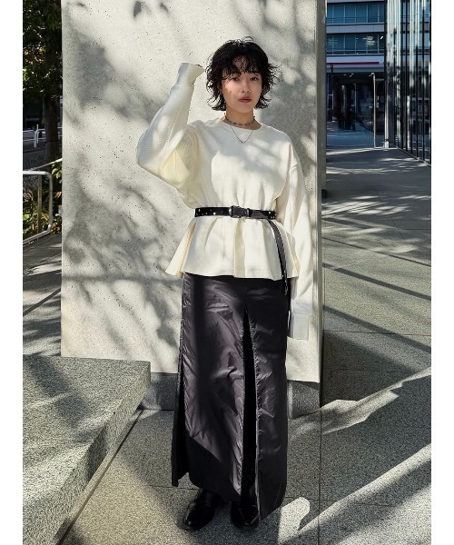 ELCHELE(エルチェレ)の「STUDS BELT(ベルト・レディース・ブラック・FREE)」の8枚目の写真