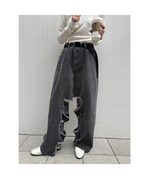 ELCHELE(エルチェレ)の「STUDS BELT(ベルト・レディース・ブラック・FREE)」の12枚目の写真