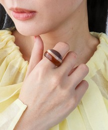 Three Four Time（スリーフォータイム）の「グラデーションアクリルリング（リング）」