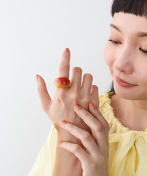 グラデーションアクリルリング