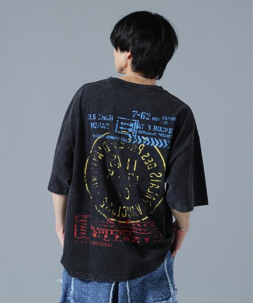 DANKE SCHON(ダンケシェーン)の「DankeSchon/ダンケシェーン/CHEMICAL SST - EAGLE(Tシャツ/カットソー・メンズ・ブラック・M/L)」の3枚目の写真