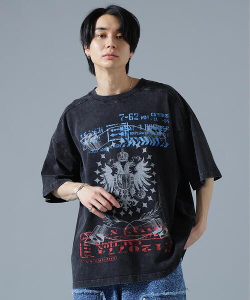 DANKE SCHON(ダンケシェーン)の「DankeSchon/ダンケシェーン/CHEMICAL SST - EAGLE(Tシャツ/カットソー・メンズ・ブラック・M/L)」の6枚目の写真