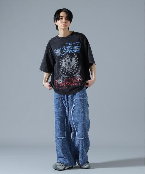 DANKE SCHON(ダンケシェーン)の「DankeSchon/ダンケシェーン/CHEMICAL SST - EAGLE(Tシャツ/カットソー・メンズ・ブラック・M/L)」の9枚目の写真
