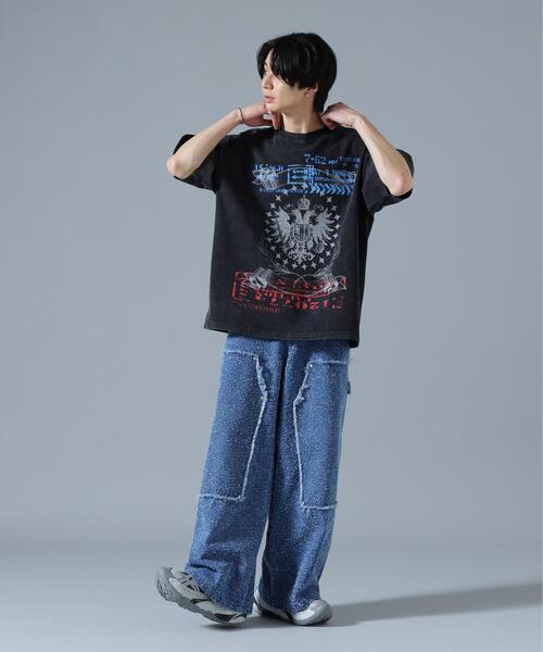 DANKE SCHON(ダンケシェーン)の「DankeSchon/ダンケシェーン/CHEMICAL SST - EAGLE(Tシャツ/カットソー・メンズ・ブラック・M/L)」の10枚目の写真