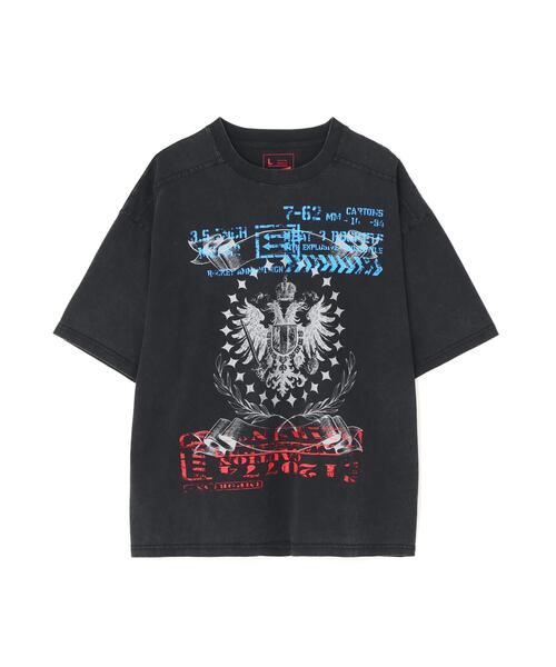DANKE SCHON(ダンケシェーン)の「DankeSchon/ダンケシェーン/CHEMICAL SST - EAGLE(Tシャツ/カットソー・メンズ・ブラック・M/L)」の11枚目の写真