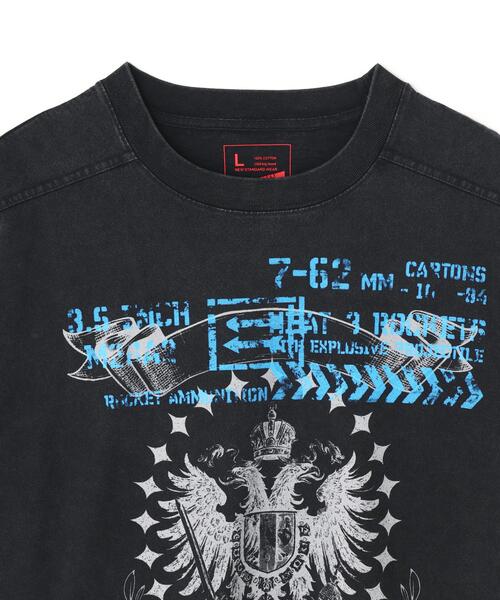 DANKE SCHON(ダンケシェーン)の「DankeSchon/ダンケシェーン/CHEMICAL SST - EAGLE(Tシャツ/カットソー・メンズ・ブラック・M/L)」の13枚目の写真