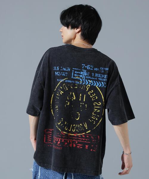 DANKE SCHON(ダンケシェーン)の「DankeSchon/ダンケシェーン/CHEMICAL SST - EAGLE(Tシャツ/カットソー・メンズ・ブラック・M/L)」の2枚目の写真