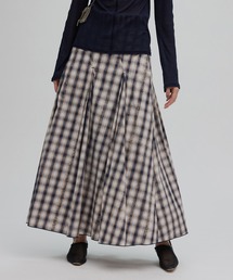 Ameri（アメリ）の「UNEVEN CHECK SPIRAL SKIRT（スカート）」