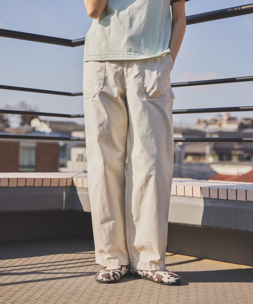 niko and...（ニコアンド）の「オックスペインターパンツ（その他パンツ・レディース・チャコール/アイボリー/ナチュラル・MEDIUM/LARGE）」の3枚目の写真