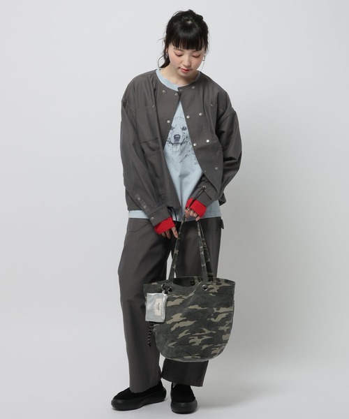 niko and...（ニコアンド）の「オックスペインターパンツ（その他パンツ・レディース・チャコール/アイボリー/ナチュラル・MEDIUM/LARGE）」の14枚目の写真