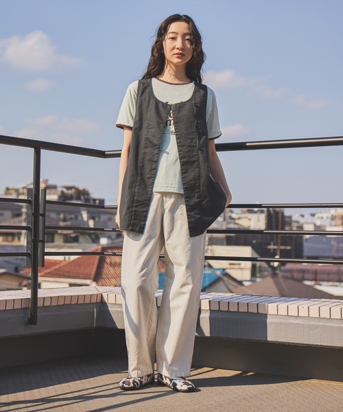 niko and...（ニコアンド）の「オックスペインターパンツ（その他パンツ・レディース・チャコール/アイボリー/ナチュラル・MEDIUM/LARGE）」の9枚目の写真