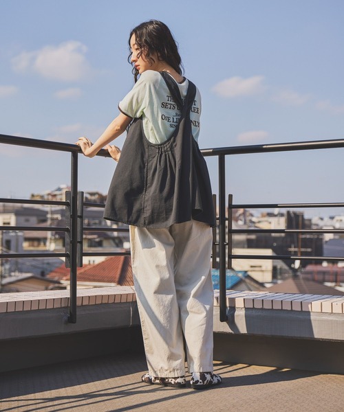 niko and...（ニコアンド）の「オックスペインターパンツ（その他パンツ・レディース・チャコール/アイボリー/ナチュラル・MEDIUM/LARGE）」の10枚目の写真