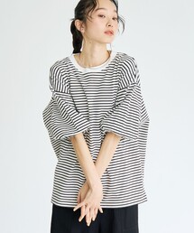 USAコットン  ボリューム スリーブ 半袖Tシャツ