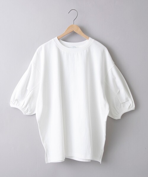 coen(コーエン)の「USAコットン ボリューム スリーブ 半袖Tシャツ(Tシャツ/カットソー・レディース・ダークグレー/クリーム/オフホワイト/その他1・M/L)」の16枚目の写真