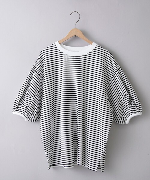 coen(コーエン)の「USAコットン ボリューム スリーブ 半袖Tシャツ(Tシャツ/カットソー・レディース・ダークグレー/クリーム/オフホワイト/その他1・M/L)」の12枚目の写真