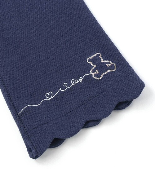 SLAP SLIP（スラップスリップ）の「裾スカラップハートウサギ・イヌ・クマ刺しゅう7分丈パンツ(80~120cm)（その他パンツ・キッズ・ホワイト/ピンク/ネイビー・80ｃｍ/90cm/110cm/100cm/120cm）」の15枚目の写真