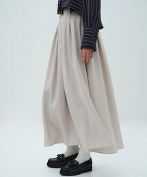 PUBLIC TOKYO | タックフレアスカート(スカート)