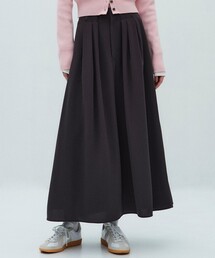PUBLIC TOKYO | タックフレアスカート(スカート)