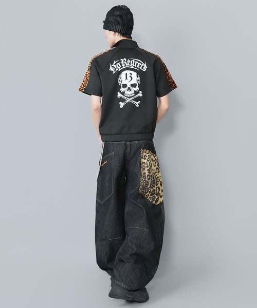 SPINNS(スピンズ)の「デニムワイドバルーンパンツ/カモフラージュ/レオパード/カーブパンツ(デニムパンツ・メンズ・ブルー系その他/ブルー系その他2・M/L)」の13枚目の写真