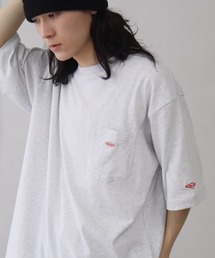 BALL（ボール）の「【BALL/ボール】OE天竺 コットン ショートスリーブ ポケット付き ワンポイントTシャツ（Tシャツ/カットソー）」