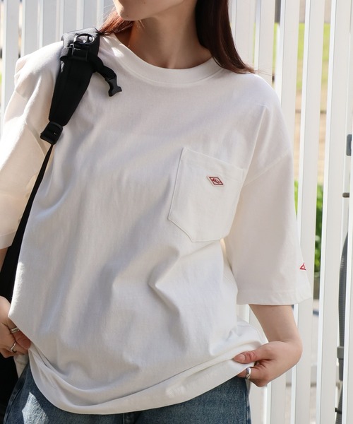 BALL(ボール)の「【BALL/ボール】OE天竺 コットン ショートスリーブ ポケット付き ワンポイントTシャツ(Tシャツ/カットソー・メンズ・モカ/オートミール/ホワイト/グリーン/チャコールグレー/ブルー/ブラック・M/L/LL)」の1枚目の写真