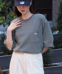 BALL（ボール）の「【BALL/ボール】OE天竺 コットン ショートスリーブ ポケット付き ワンポイントTシャツ（Tシャツ/カットソー）」