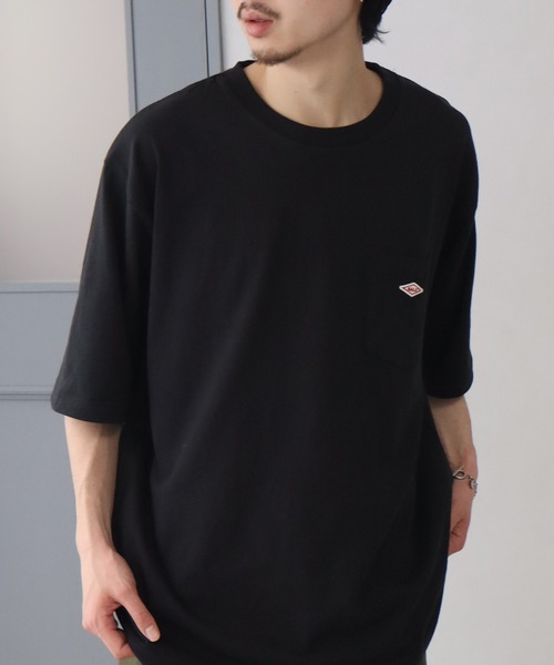 BALL(ボール)の「【BALL/ボール】OE天竺 コットン ショートスリーブ ポケット付き ワンポイントTシャツ(Tシャツ/カットソー・メンズ・モカ/オートミール/ホワイト/グリーン/チャコールグレー/ブルー/ブラック・M/L/LL)」の2枚目の写真