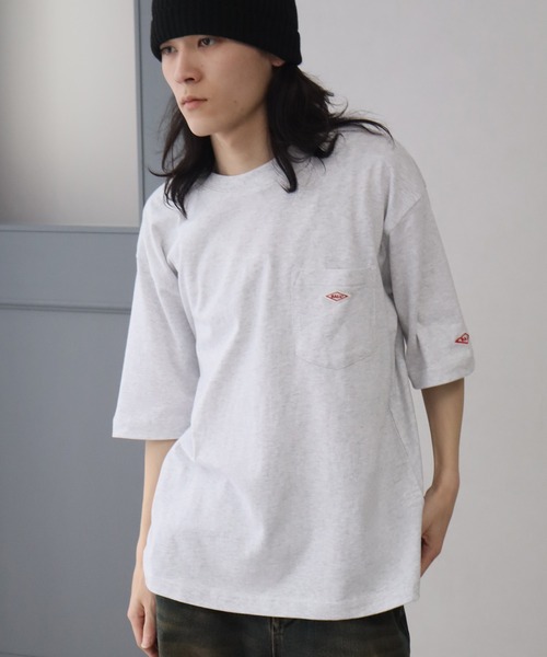 BALL(ボール)の「【BALL/ボール】OE天竺 コットン ショートスリーブ ポケット付き ワンポイントTシャツ(Tシャツ/カットソー・メンズ・モカ/オートミール/ホワイト/グリーン/チャコールグレー/ブルー/ブラック・M/L/LL)」の16枚目の写真