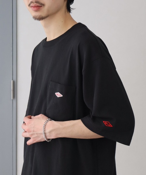 BALL(ボール)の「【BALL/ボール】OE天竺 コットン ショートスリーブ ポケット付き ワンポイントTシャツ(Tシャツ/カットソー・メンズ・モカ/オートミール/ホワイト/グリーン/チャコールグレー/ブルー/ブラック・M/L/LL)」の10枚目の写真