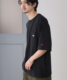 BALL（ボール）の「【BALL/ボール】OE天竺 コットン ショートスリーブ ポケット付き ワンポイントTシャツ（Tシャツ/カットソー）」
