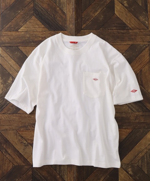 BALL(ボール)の「【BALL/ボール】OE天竺 コットン ショートスリーブ ポケット付き ワンポイントTシャツ(Tシャツ/カットソー・メンズ・モカ/オートミール/ホワイト/グリーン/チャコールグレー/ブルー/ブラック・M/L/LL)」の20枚目の写真