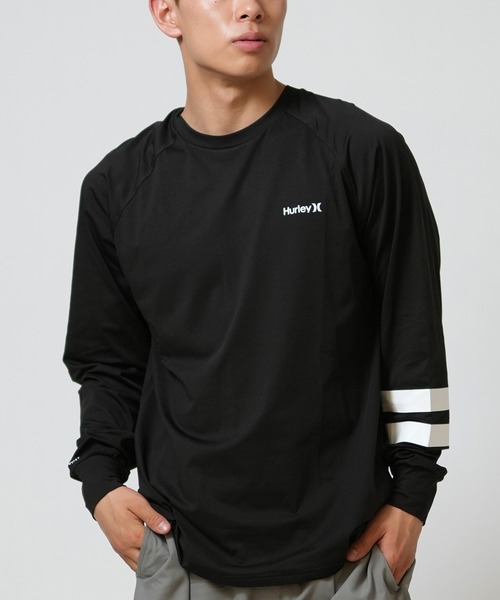 Hurley/ハーレー 水着 ラッシュガード 長袖 Tシャツ ロンT UVカット