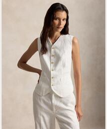 POLO RALPH LAUREN | ボタンド リネン ベスト(ベスト)