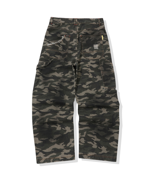 MAINBOOTH（メインブース）の「Destroyed Camo Pants(CAMO)（その他パンツ・レディース・その他・3/2）」の2枚目の写真