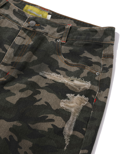 MAINBOOTH（メインブース）の「Destroyed Camo Pants(CAMO)（その他パンツ・レディース・その他・3/2）」の4枚目の写真
