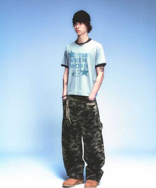 MAINBOOTH（メインブース）の「Destroyed Camo Pants(CAMO)（その他パンツ・レディース・その他・3/2）」の11枚目の写真