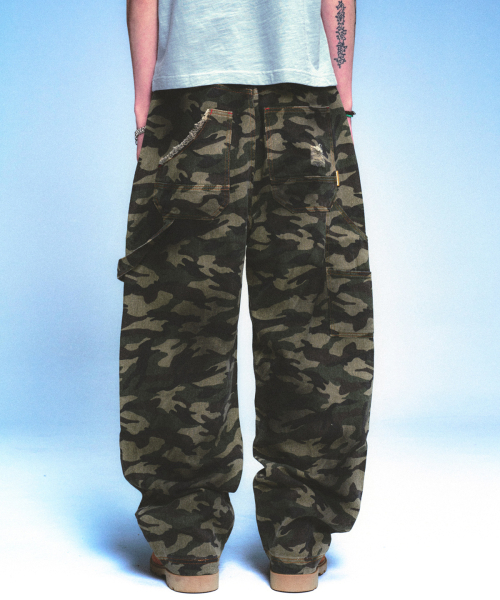 MAINBOOTH（メインブース）の「Destroyed Camo Pants(CAMO)（その他パンツ・レディース・その他・3/2）」の13枚目の写真