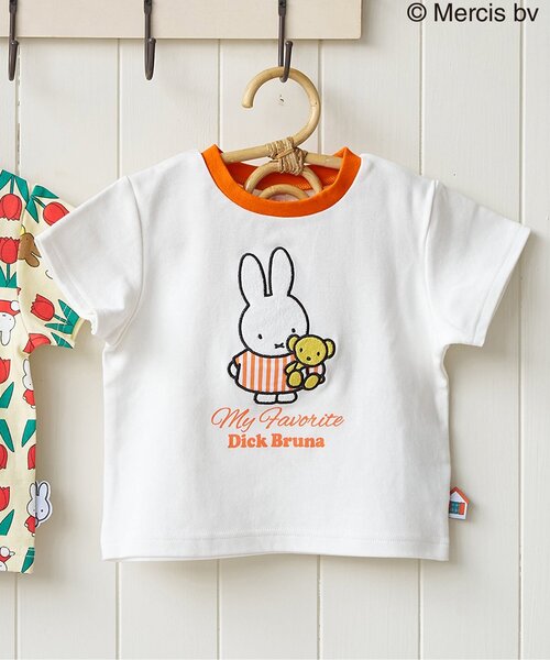 Miffy（ ミッフィー）の「Dick Bruna バラエティTシャツ（Tシャツ/カットソー・キッズ・クリーム/オフホワイト・80/90/100/110/120/130）」の2枚目の写真