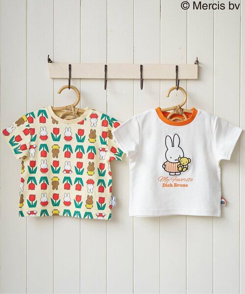 Miffy（ ミッフィー）の「Dick Bruna バラエティTシャツ（Tシャツ/カットソー・キッズ・クリーム/オフホワイト・80/90/100/110/120/130）」の6枚目の写真