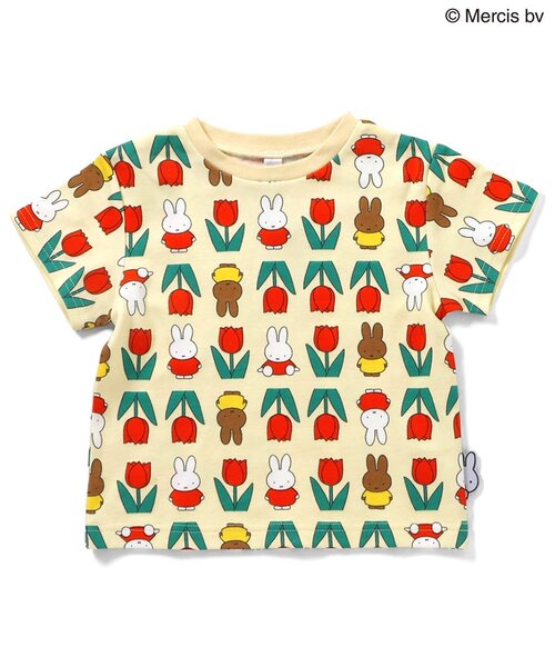 Miffy（ ミッフィー）の「Dick Bruna バラエティTシャツ（Tシャツ/カットソー・キッズ・クリーム/オフホワイト・80/90/100/110/120/130）」の3枚目の写真