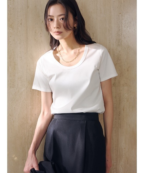 anuans(アニュアンス)の「エアリーシアータイトスカート(スカート・レディース・ピンク/アイボリー/ブラック/サックスブルー・SMALL/MEDIUM)」の15枚目の写真