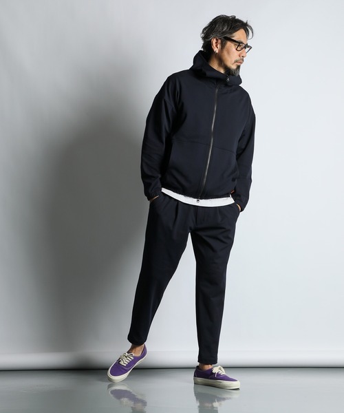 The DUFFER of ST.GEORGE（ザダファーオブセントジョージ）の「[360° THE CIRCLE STRETCH] BY WONDER SHAPE：セットアップ対応 サークルストレッチ イージーパンツ / ワンダーシェイプ / テーパードパンツ / 軽量・速乾（その他パンツ・メンズ・ネイビー/ブラック・X-LARGE/LARGE/MEDIUM/SMALL）」の6枚目の写真