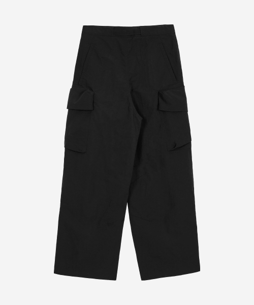 KALAPATTHAR（カラパタール）の「Nylon Ankle Zipped Cargo Pants - BLACK（スウェットパンツ・メンズ・その他・MEDIUM/LARGE/X-LARGE）」の4枚目の写真