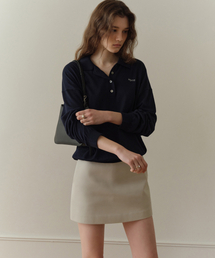 FOR YOUR EYES ONLY（フォー ユア アイズ オンリー）の「Muir Cotton Pantskirt (Ash Mint)（スカート）」