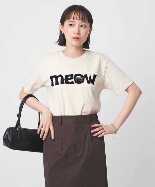 MIXTA（ミクスタ）の「【別注】＜MIXTA＞ショートスリーブ プリント Tシャツ（Tシャツ/カットソー・レディース・ライトピンク/ブラック/オフホワイト・FREE）」の7枚目の写真