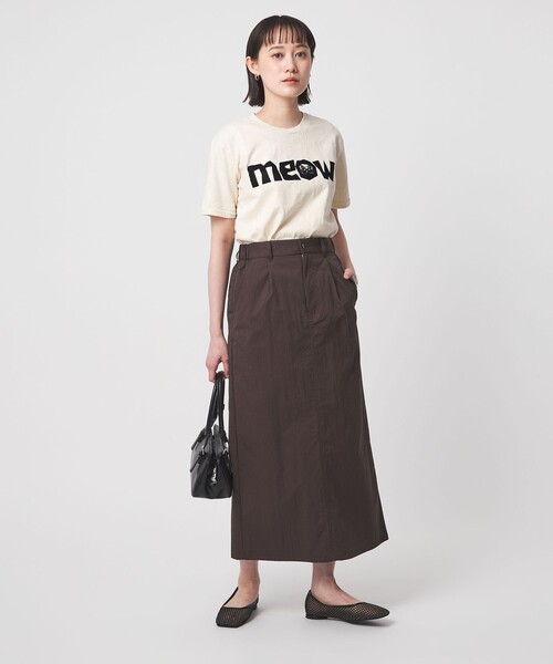 MIXTA（ミクスタ）の「【別注】＜MIXTA＞ショートスリーブ プリント Tシャツ（Tシャツ/カットソー・レディース・ライトピンク/ブラック/オフホワイト・FREE）」の9枚目の写真