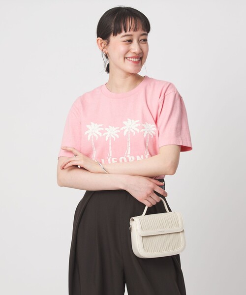 MIXTA（ミクスタ）の「【別注】＜MIXTA＞ショートスリーブ プリント Tシャツ（Tシャツ/カットソー・レディース・ライトピンク/ブラック/オフホワイト・FREE）」の10枚目の写真