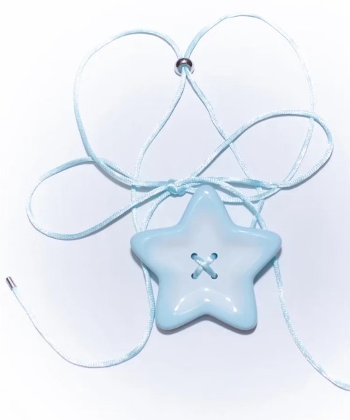 Unopened gift（アンオープンドギフト）の「【Unopened gift】star button chocker / 【アンオープンドギフト】スターボタンチョーカー <着用動画あり>（チョーカー・レディース・ブラック/ブルー・ONE SIZE）」の5枚目の写真