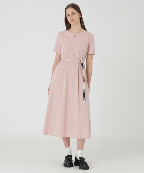 ❤️新品未使用❤️BLUELABEL CRESTBRIDGEワンピース38ピンク BLUE LABEL CRESTBRIDGE（ブルーレーベルクレストブリッジ
